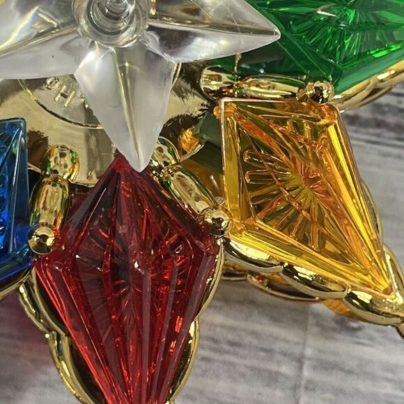 Vintage Christmas Tree Topper Star Bob Ho 1993 Not Working - Picture 8 of 14